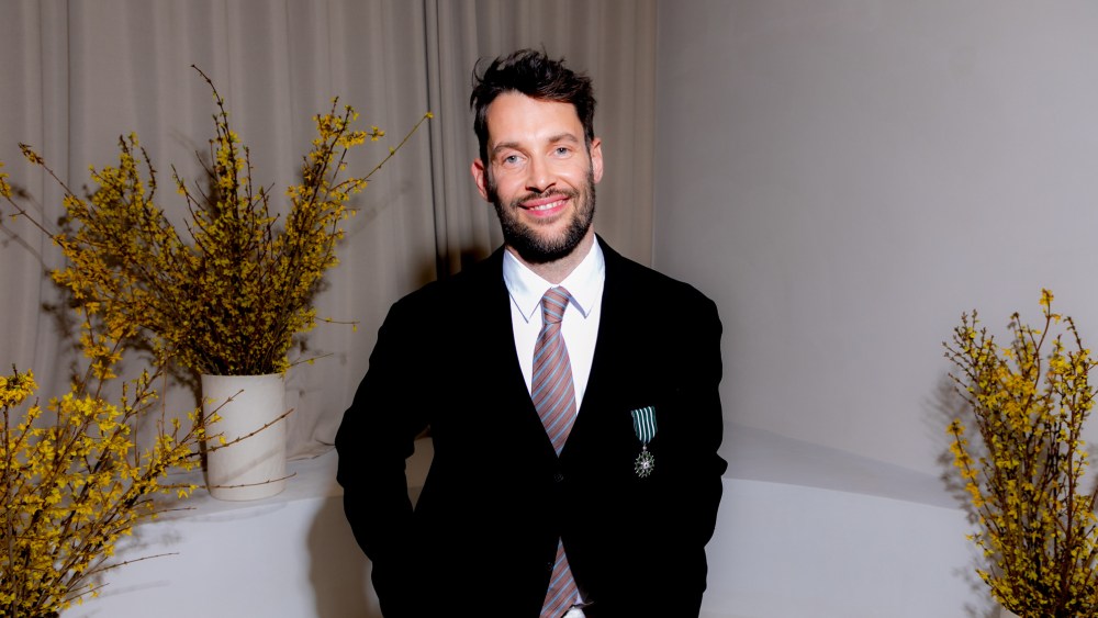 Simon Porte Jacquemus at the Simon Porte Jacquemus award ceremony.