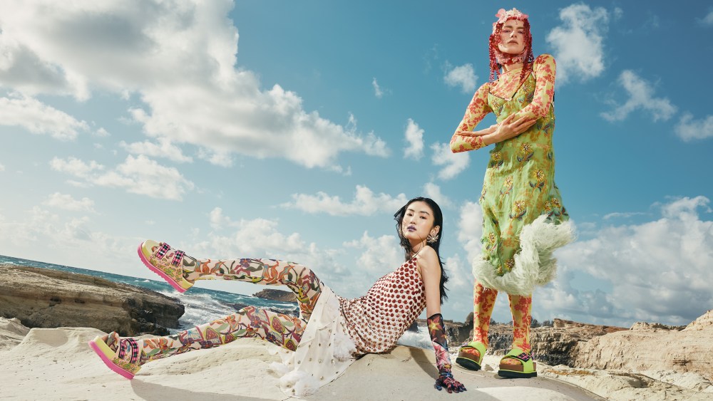 A look from the Ugg x Shuting Qiu collaboration