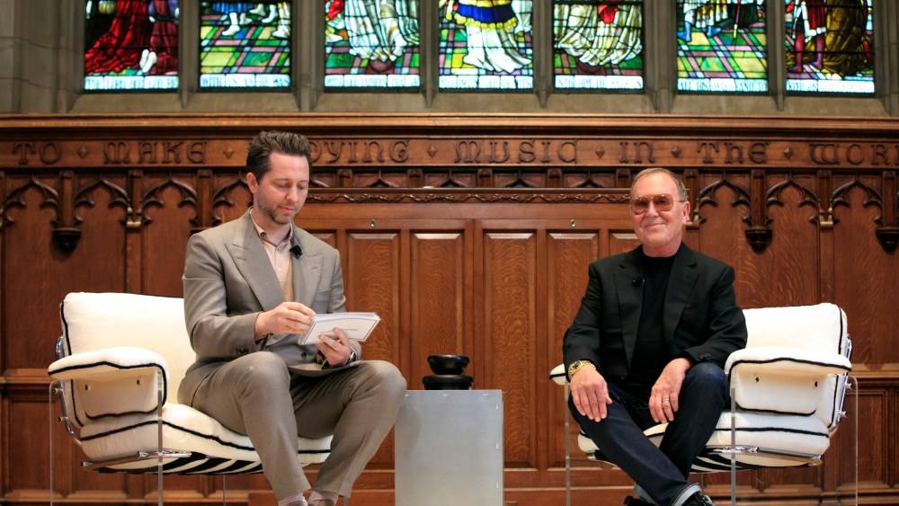 Derek Blasberg and Michael Kors