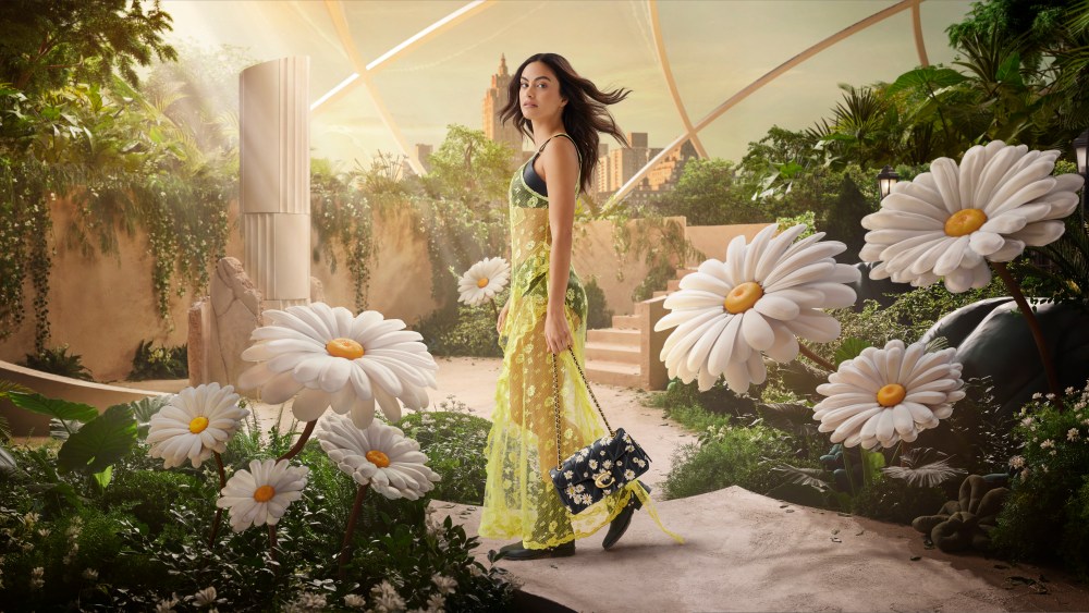 Camila Mendes in the final installment of Coach's 'Find Your Courage' Spring 2024 Campaign inspired by AI.