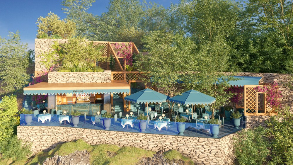 Caviar Kaspia at the Maxx Royal Bodrum Resort, Turkey.