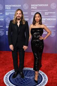 Marco Perego Saldaña and Zoe Saldana