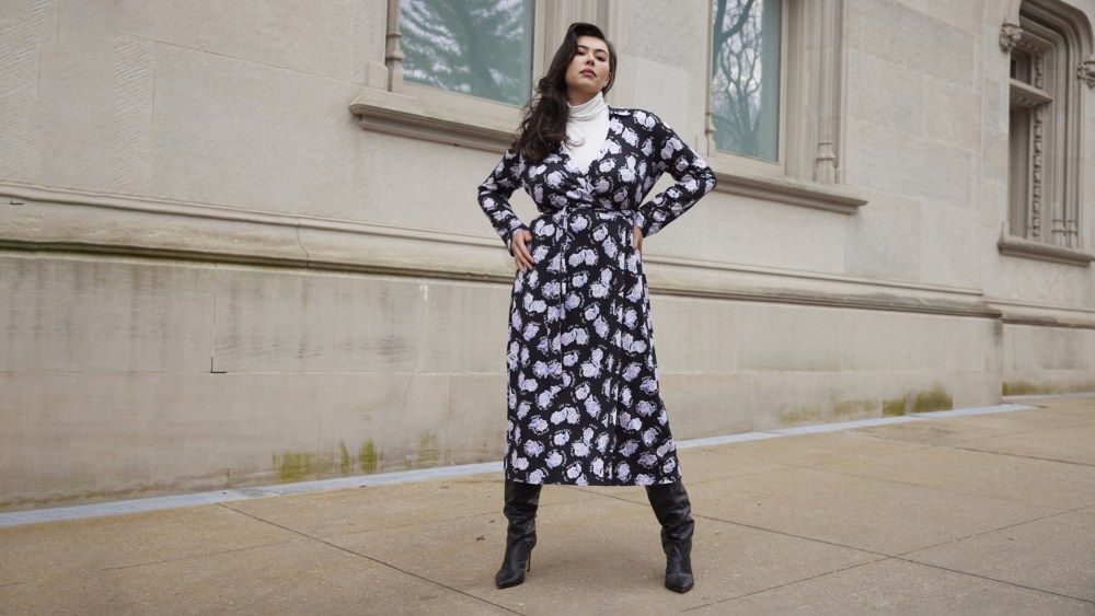The DVF x Dia campaign featuring Lauren Chan.