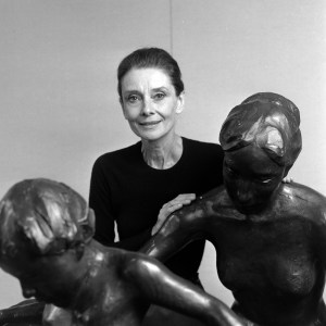 Retired actress Audrey Hepburn, appointed a goodwill ambassador for UNICEF in 1988, poses for portraits in New York City on March 5, 1991.