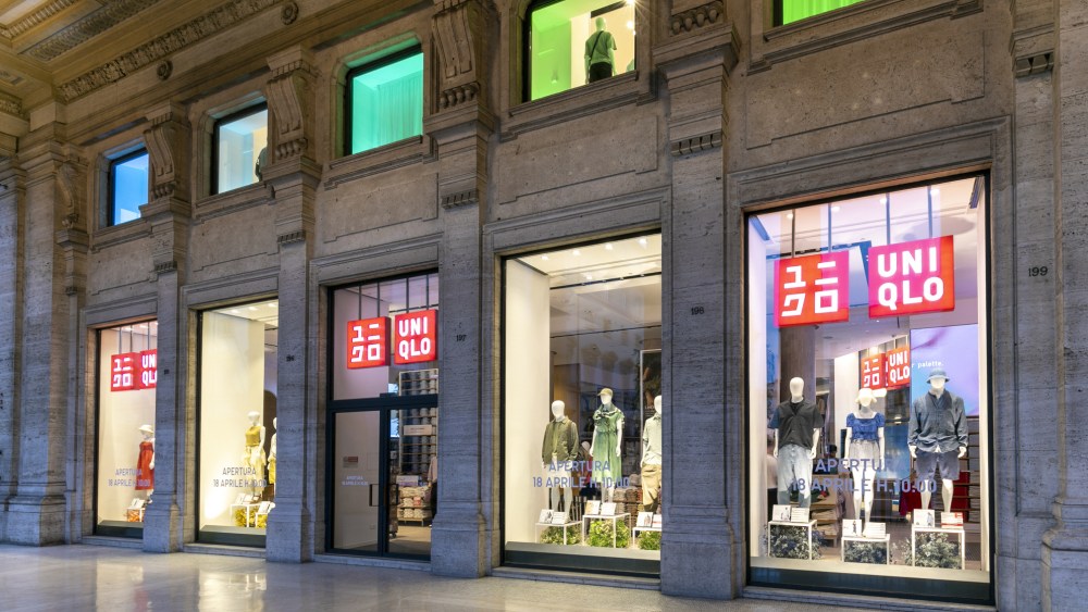 The Uniqlo store in Rome.