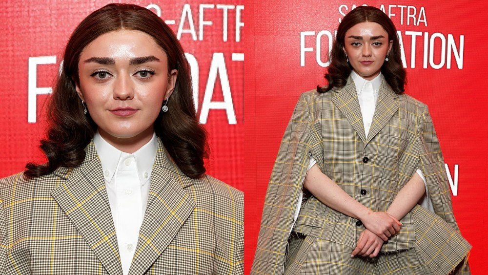 Maisie Williams attends the SAG-AFTRA Foundation screening and Q&A of "The New Look" on April 27 in New York.