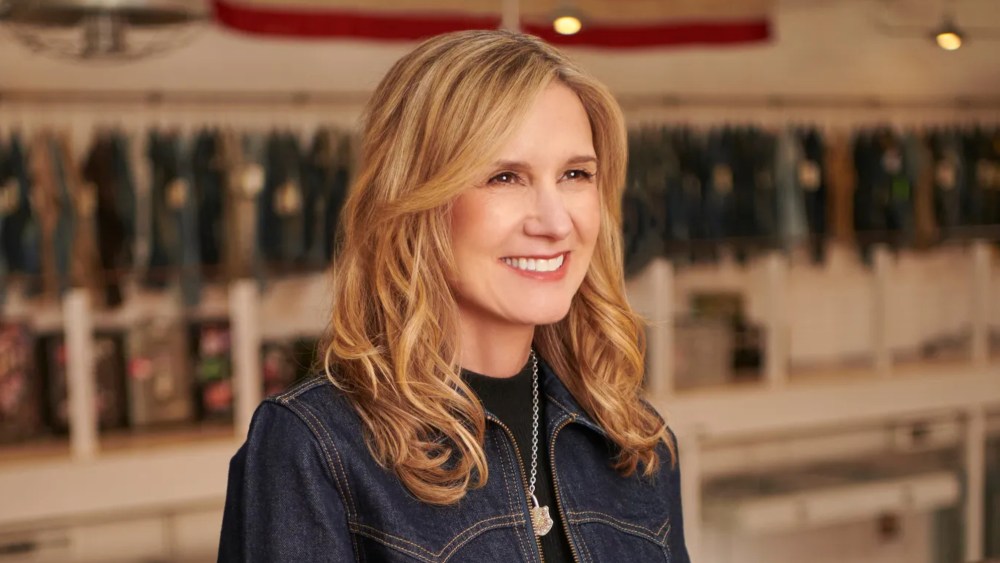 Michelle Gass Levi's trucker jacket