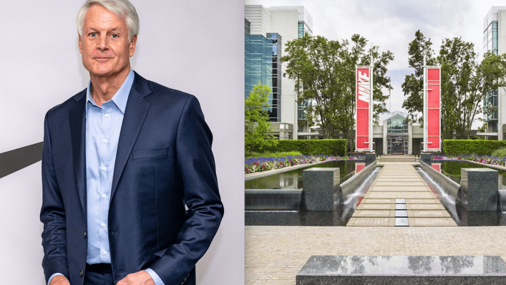Nike CEO John Donahoe and the Nike campus.