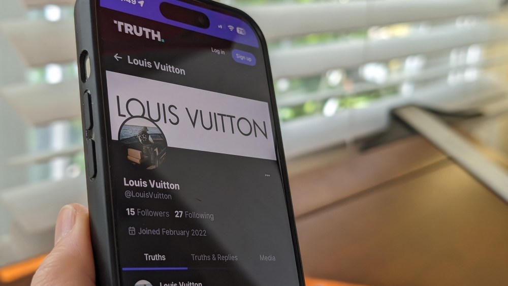 Truth Social fake fashion accounts