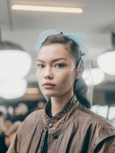 Backstage at the Dior Fall 2024 ready-to-wear show