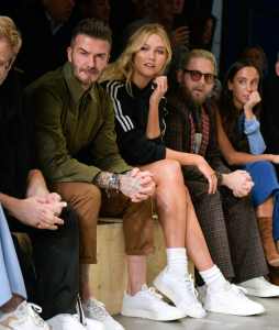David Beckham, Karlie Kloss and Jonah Hill in the front row at the Adidas MakerLab Presents: Here to Create show.