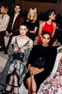 Alexandra Daddario and  Alexandra Shipp at Dior Pre-Fall 2024 Show held at the Brooklyn Museum on April 15, 2024 in New York.
