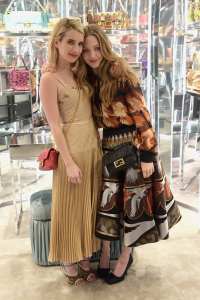 Emma Roberts and Amanda Seyfried attend #BaguetteFriendsForever on February 07, 2019 in New York City.