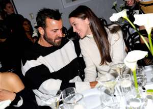 Justin Theroux and Nicole Brydon Bloom