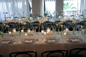 The scene at Frame x Amelia Gray dinner.