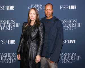 Sabrina Albarello and Heron Preston