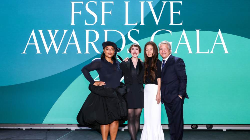 Paloma Elsesser, Olivia Meyer, Vera Wang and John Tighe.
