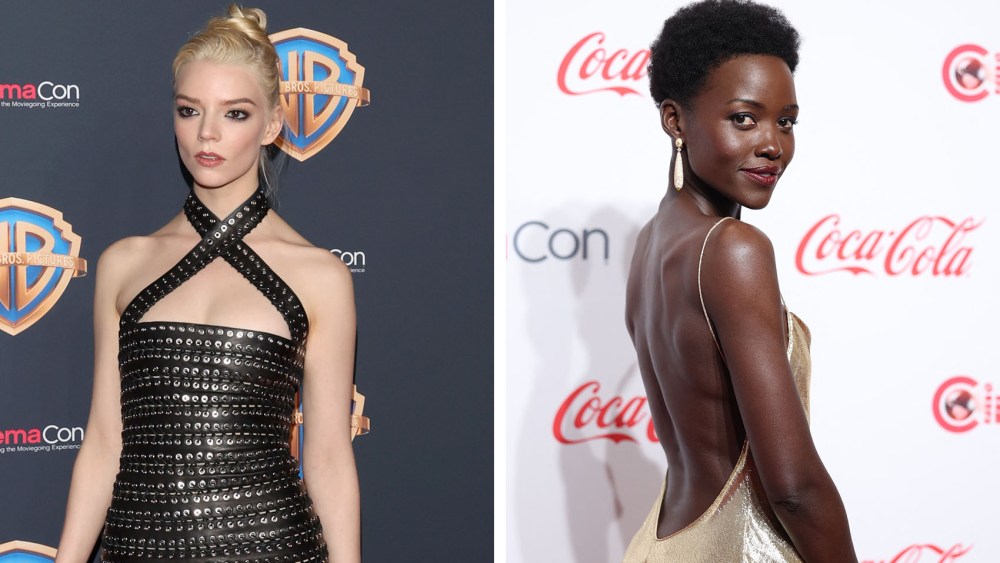 Lupita Nyong'o, at left, Anya Taylor-Joy, cinemacon 2024