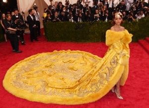 Rihanna
Costume Institute Gala Benefit celebrating China: Through the Looking Glass, Metropolitan Museum of Art, New York, America - 04 May 2015
WEARING GUO PEI