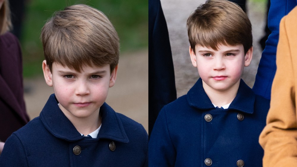 Prince Louis of Wales attends the Christmas Day service at St Mary Magdalene Church on Dec. 25, 2023 in Sandringham.