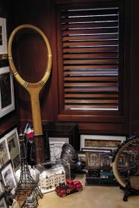 Scenes from Ralph Lauren’s office.