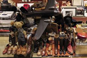 Scenes from Ralph Lauren’s office.