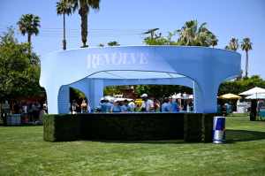 The scene at Revolve Festival at Coachella 2024.