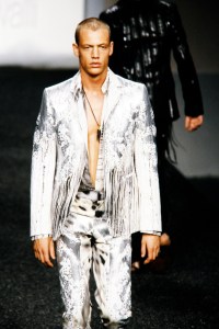 Roberto Cavalli Spring 2001 Menswear show