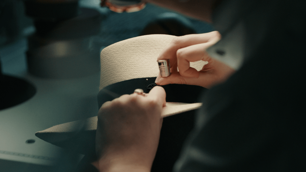 Maison Michel's Charles panama hat is one of seven models that can be fully customized.
