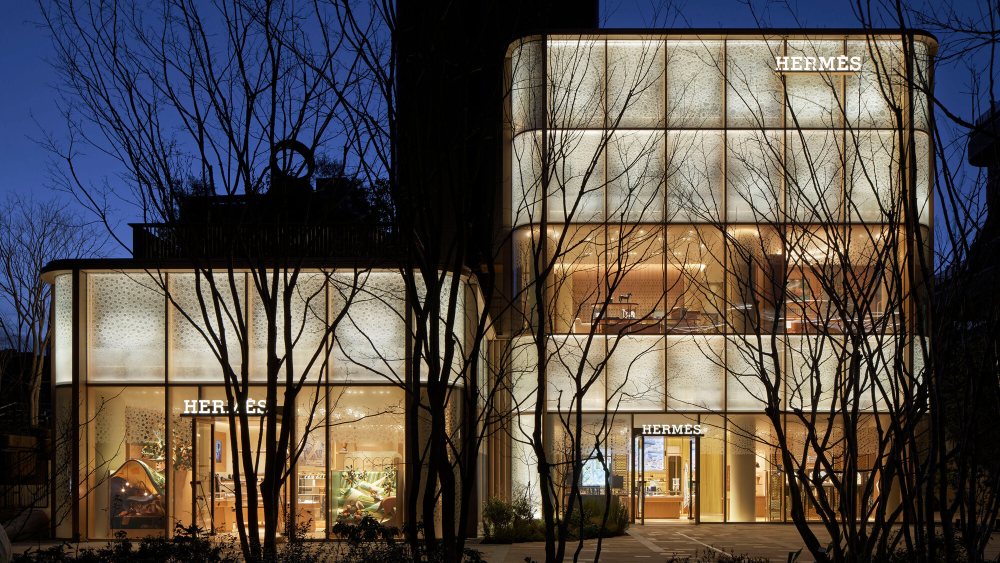 Hermès opened a store in Tokyo's Azabudai Hills area in February 2024.