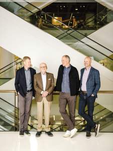 Pete, Erik, Bruce and Jamie Nordstrom for Footwear News.