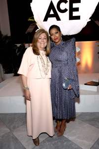 Fern Mallis and Tamron Hall
