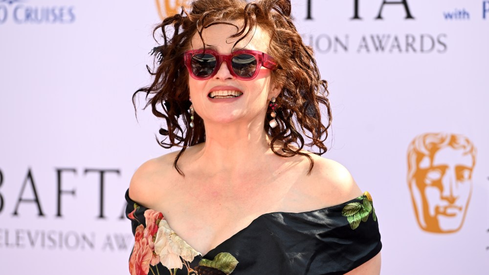 Helena Boham Carter at the 2024 BAFTA Television Awards on May 12 in London, red carpet
