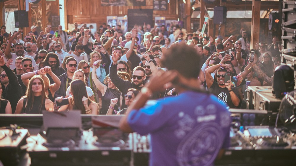 The scene at Caprices Gstaad music festival.