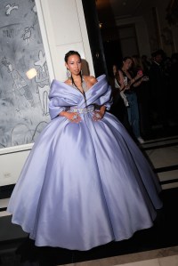 Quannah Chasinghorse at The Carlyle Hotel before the 2024 Met Gala