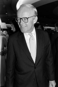 Bruce Nordstrom attends a fashion show event at Nordstrom's in Los Angeles on August 9, 1983.