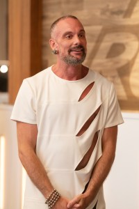 PROJECT RUNWAY -- "Couch Couture" Episode 1908 -- Pictured: Geoffrey Mac -- (Photo by: Barbara Nitke/Bravo/NBCU Photo Bank via Getty Images)
