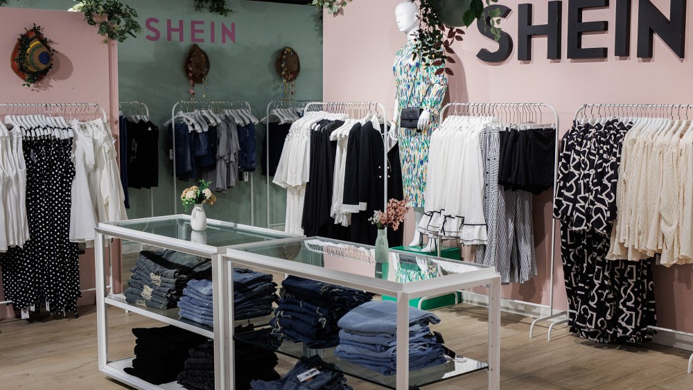 Shein's pop-up in Madrid.