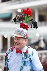 LOUISVILLE, KENTUCKY - MAY 04: Guests attend the Kentucky Derby 150 at Churchill Downs on May 04, 2024 in Louisville, Kentucky. (Photo by Jeff Schear/Getty Images for Churchill Downs)