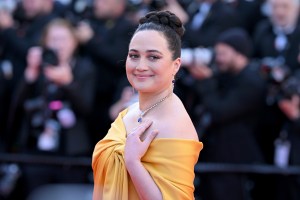 CANNES, FRANCE - MAY 17: Jury Member Lily Gladstone attends the "Kinds Of Kindness" Red Carpet at the 77th annual Cannes Film Festival at Palais des Festivals on May 17, 2024 in Cannes, France. (Photo by Kristy Sparow/Getty Images)