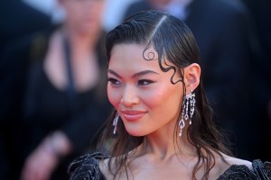 CANNES, FRANCE - MAY 17: A guest attends the "Kinds Of Kindness" Red Carpet at the 77th annual Cannes Film Festival at Palais des Festivals on May 17, 2024 in Cannes, France. (Photo by Kristy Sparow/Getty Images)