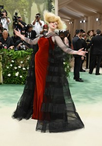Gwendoline Christie at the 2024 Met Gala: "Sleeping Beauties: Reawakening Fashion" held at The Metropolitan Museum of Art on May 6, 2024 in New York City.