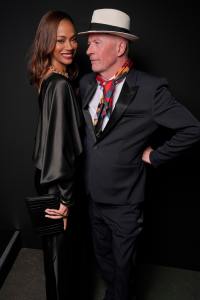 Zoe Saldana and Jacques Audiard
