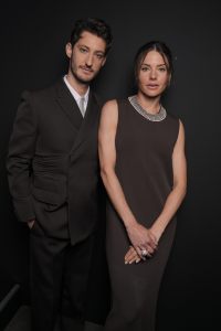 Pierre Niney and Natasha Andrews