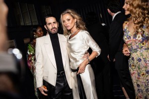 Marc Jacobs and Kate Moss at the The King's Trust gala held at Cipriani South Street on May 2, 2024 in New York, New York.