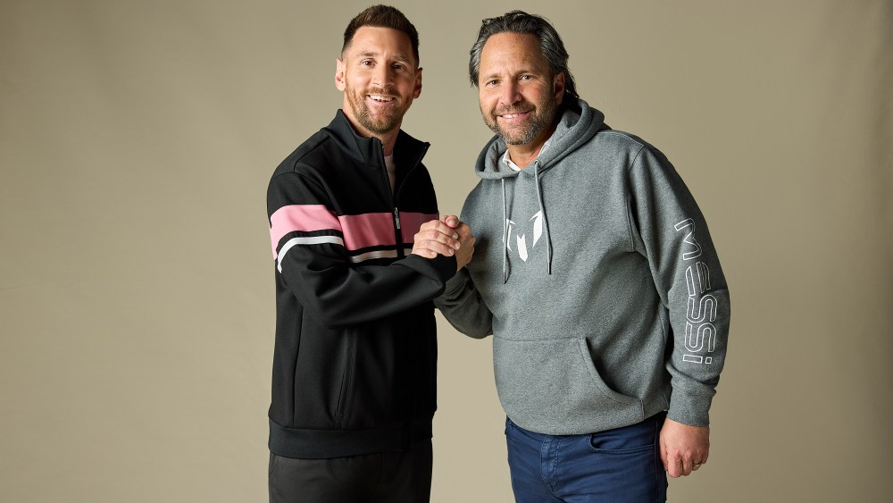 Lionel Messi and Centic's Jason Rabin