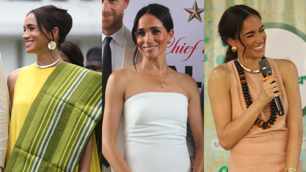 Meghan Markle in Nigeria on May 12, 11 and 10.
