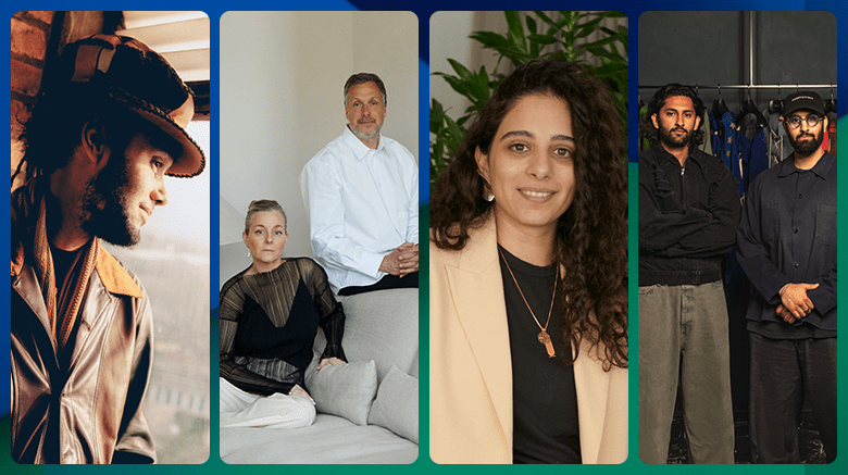 Nicholas Daley, Mrieke Meulendijks and Maickel Weyers of Rohe, Vanissa Antonious of Neous, and Saber and Samee Ahmed of Glass Cypress.