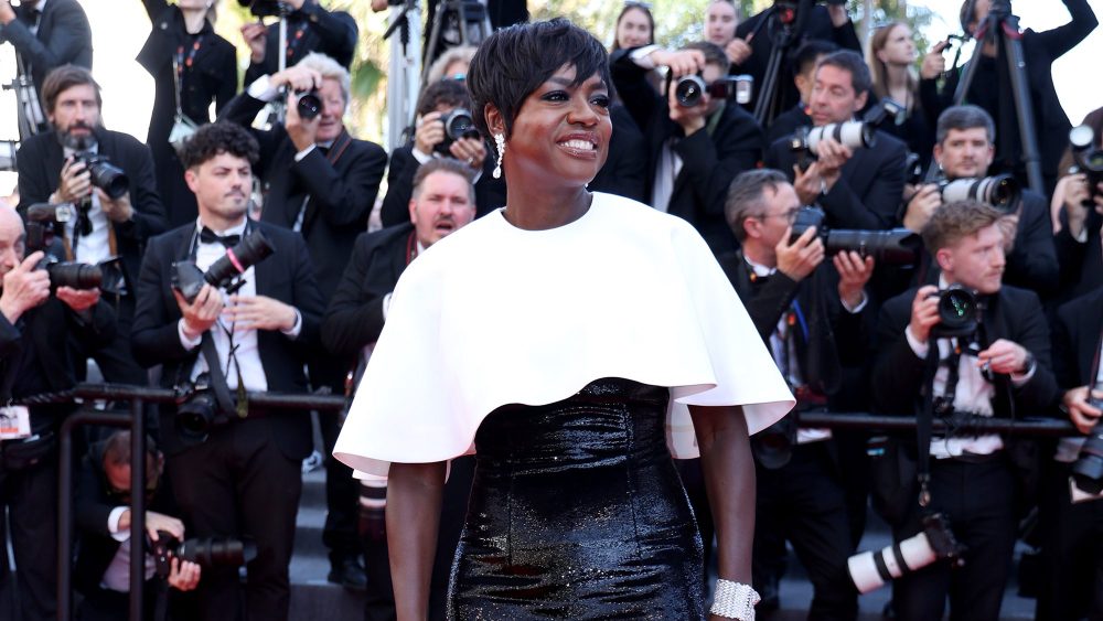CANNES, FRANCE - MAY 25: Viola Davis attends the Red Carpet of the closing ceremony at the 77th annual Cannes Film Festival at Palais des Festivals on May 25, 2024 in Cannes, France. (Photo by Pascal Le Segretain/Getty Images)