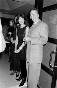 Anna Wintour  and Calvin Klein attend an event at the New York Athletic Club in New York City on October 1, 1992.